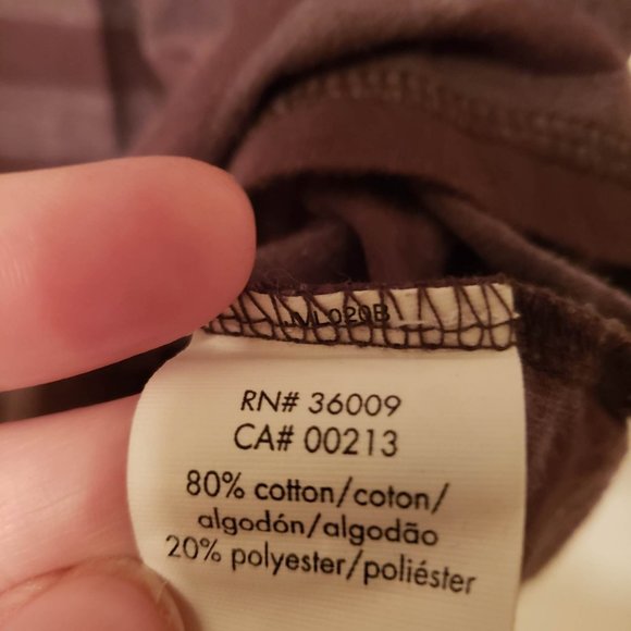 Calvin Klein V-neck capped sleeve stretch top - Picture 3 of 5